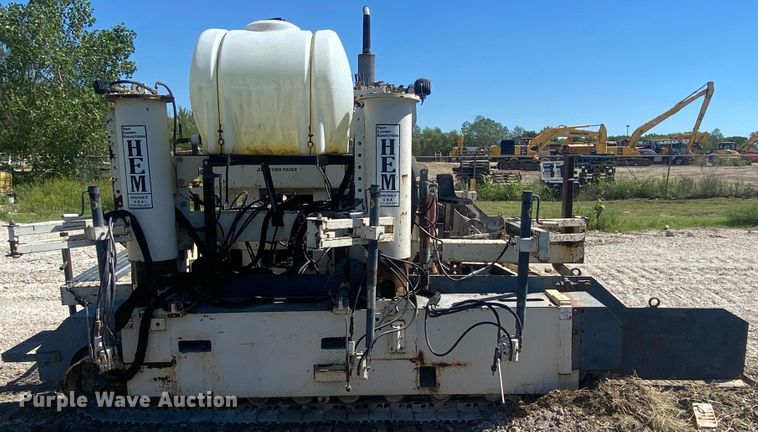 image for item DK6466 1997 HEM 12-27  slip form paver