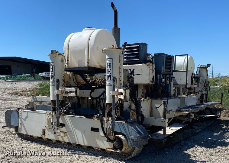 image for item DK6466 1997 HEM 12-27  slip form paver