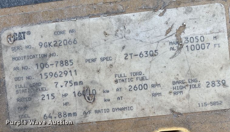 image for item DK6466 1997 HEM 12-27  slip form paver