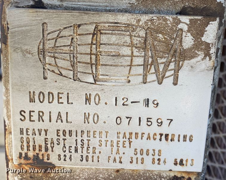 image for item DK6466 1997 HEM 12-27  slip form paver