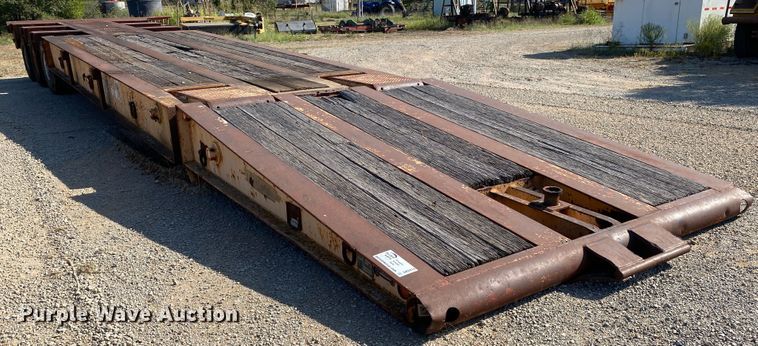 image for item DK6474 1980 Trailmobile 50-L-3FSG  lowboy equipment trailer