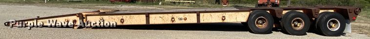 image for item DK6474 1980 Trailmobile 50-L-3FSG  lowboy equipment trailer