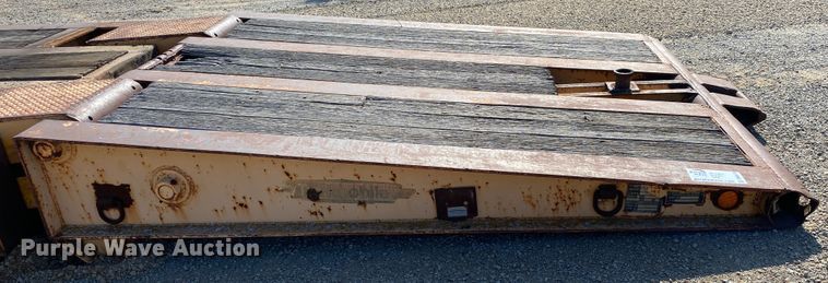 image for item DK6474 1980 Trailmobile 50-L-3FSG  lowboy equipment trailer