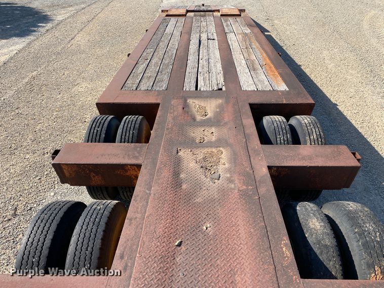 image for item DK6474 1980 Trailmobile 50-L-3FSG  lowboy equipment trailer