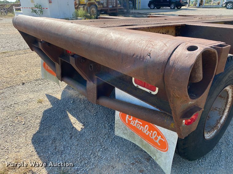 image for item DK6474 1980 Trailmobile 50-L-3FSG  lowboy equipment trailer