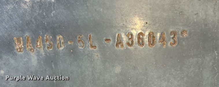 image for item DK6484 2002 Komatsu WA450-5  wheel loader