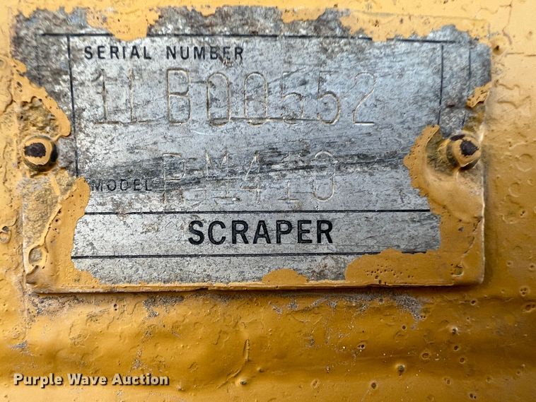 image for item DK7015 1987 Caterpillar 637E  conventional scraper