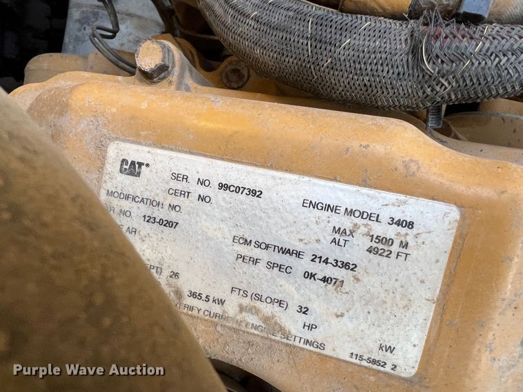 image for item DK7015 1987 Caterpillar 637E  conventional scraper