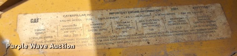 image for item DL6679 2002 Caterpillar AP1055B  paver