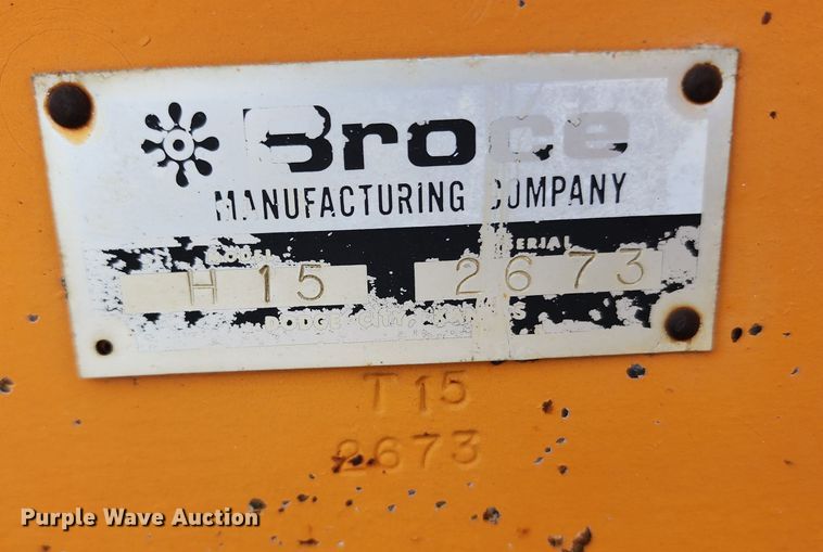 image for item DL6680 1985 Broce H15  broom