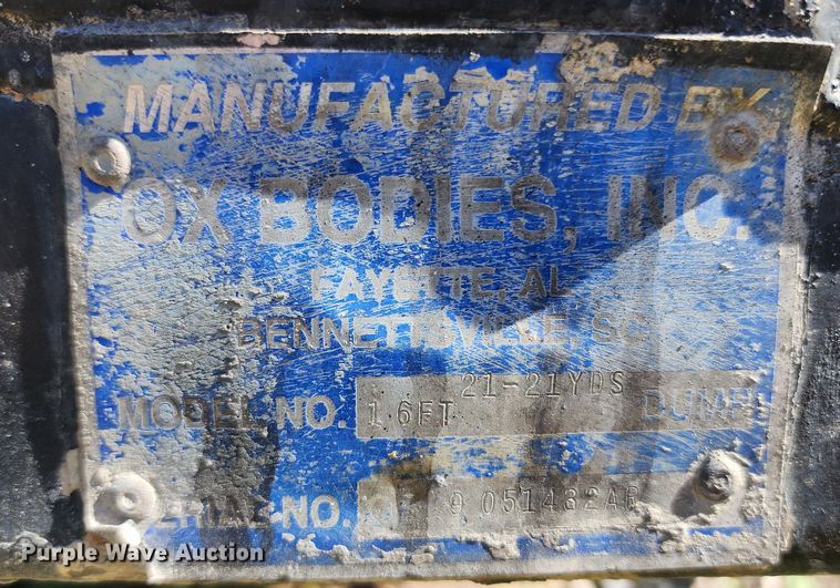 image for item DL6710 Ox Bodies  dump bed