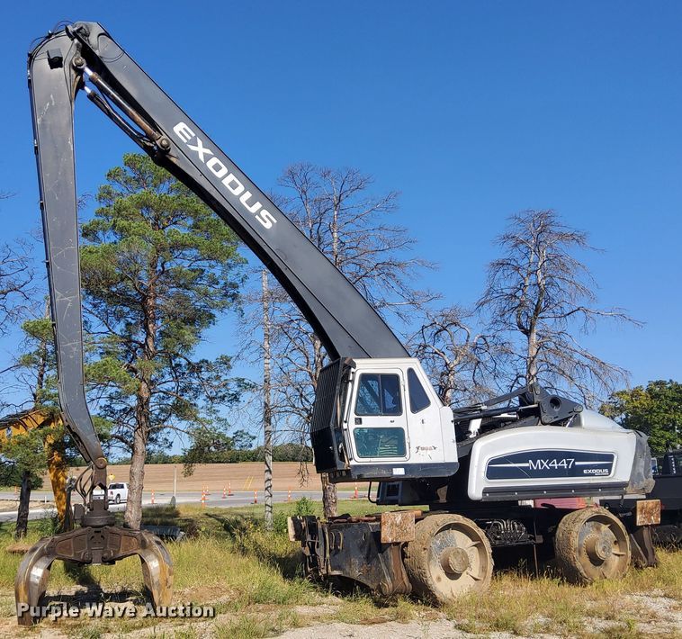 image for item DM3130 2013 Exodus MX447HDR  long reach wheeled excavator