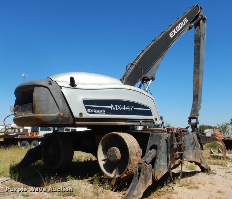image for item DM3130 2013 Exodus MX447HDR  long reach wheeled excavator