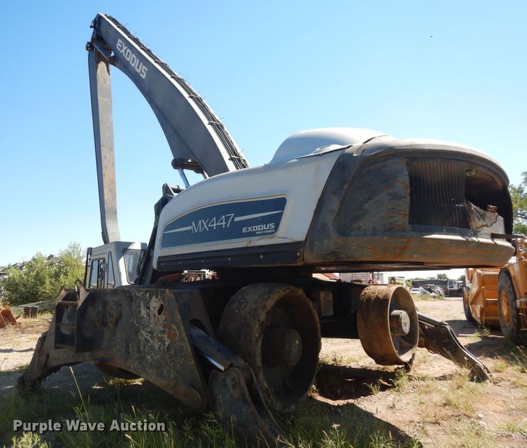 image for item DM3130 2013 Exodus MX447HDR  long reach wheeled excavator