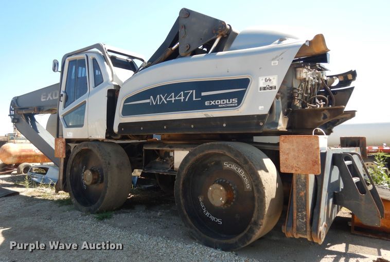 image for item DM3133 2010 Exodus MX447L  long reach wheeled excavator