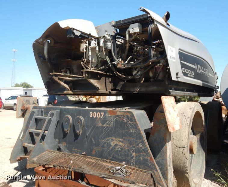 image for item DM3133 2010 Exodus MX447L  long reach wheeled excavator