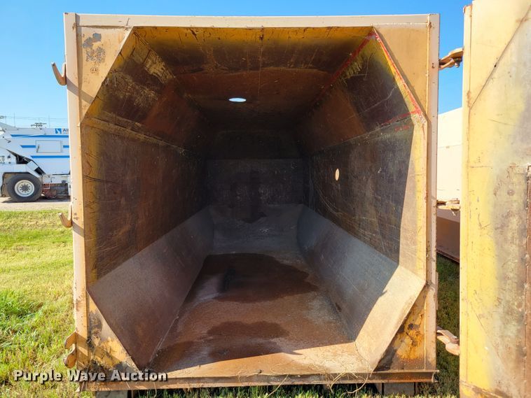 image for item DM8043 Wastequip  roll-off trash compactor dumpster