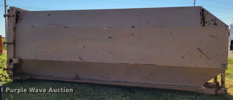 image for item DM8044 Wastequip  roll-off trash compactor dumpster