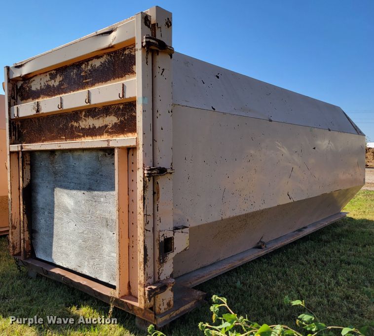 image for item DM8044 Wastequip  roll-off trash compactor dumpster