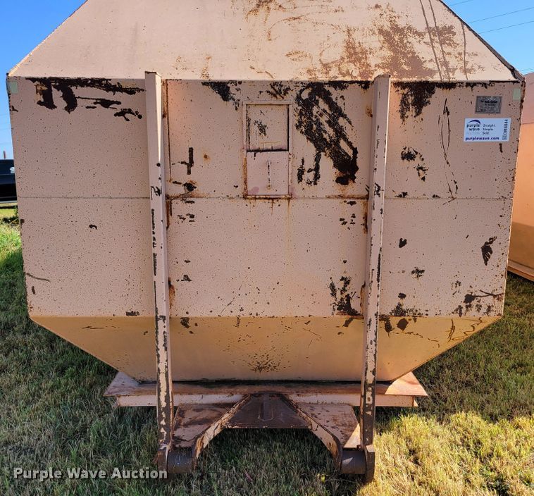 image for item DM8044 Wastequip  roll-off trash compactor dumpster