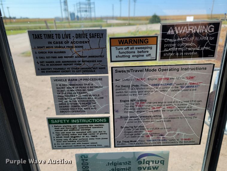 image for item DM8045 2008 Allianz Johnston 4000 Roloff  street sweeper truck