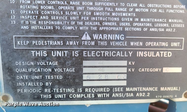 image for item DM8046 2011 Ford F550 Super Duty XL  SuperCab bucket truck