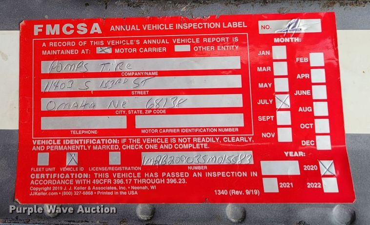 image for item DM8049 1995 Mack DM690S  dump truck