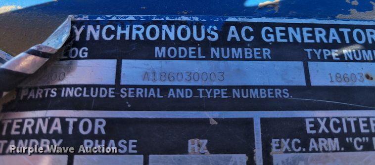 image for item DM8054 Kato Engineering A186030003  generator