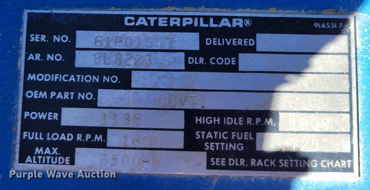 image for item DM8056 Kato Engineering A186030003  generator