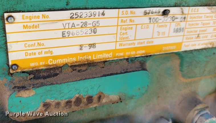 image for item DM8057 Onan 600DFGB  generator