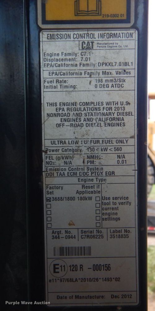 image for item DO1586 2013 Caterpillar 329E L  excavator