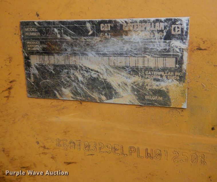 image for item DO1586 2013 Caterpillar 329E L  excavator