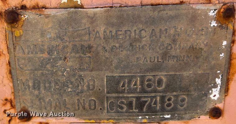 image for item DO8707 1974 American 4460  crane