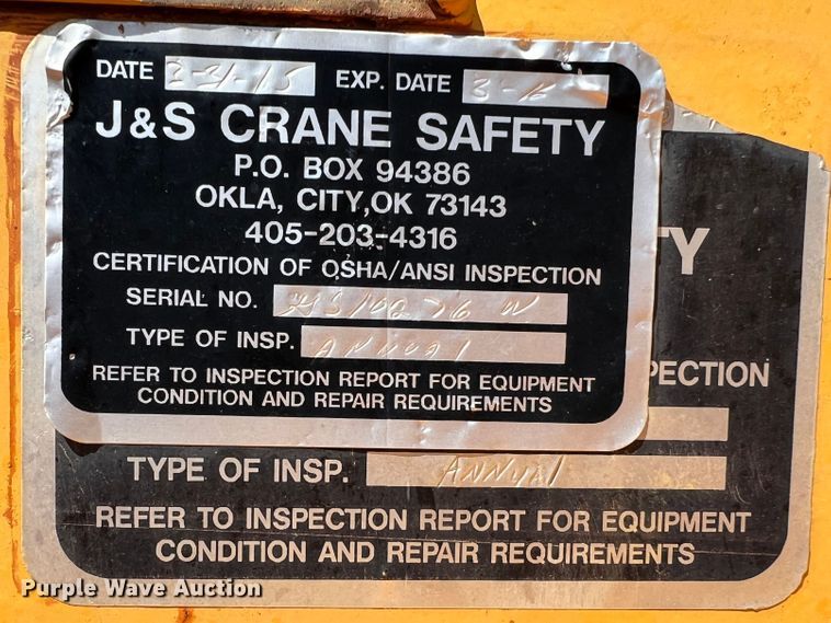 image for item DO8708 1965 American 4450  crane