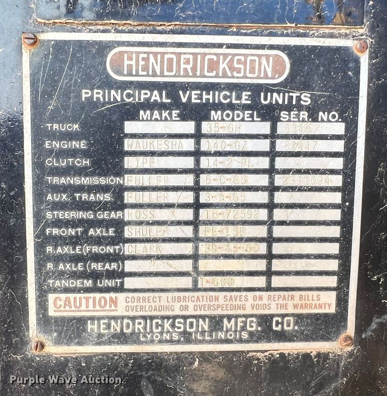 image for item DO8708 1965 American 4450  crane