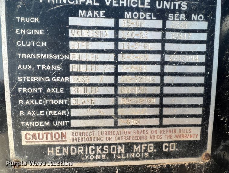 image for item DO8708 1965 American 4450  crane