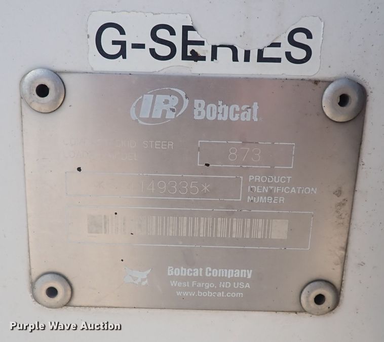 image for item DQ2928 2001 Bobcat 873  skid steer loader