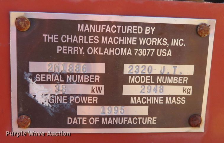 image for item DR0140 1995 Ditch Witch JT2320  directional boring unit