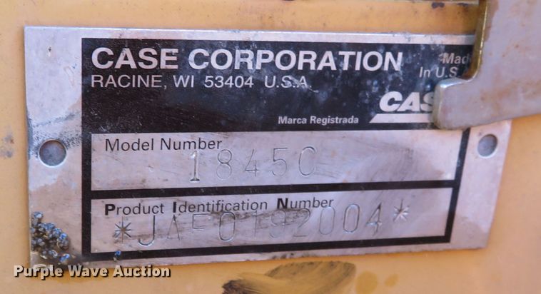image for item DR0141 1996 Case 1845C  skid steer loader