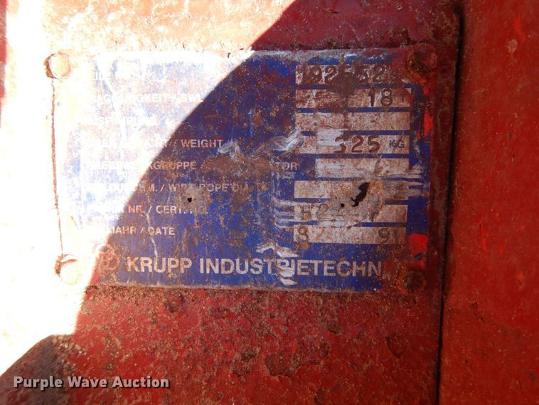image for item DR0542 1992 Krupp KMK5110  crane