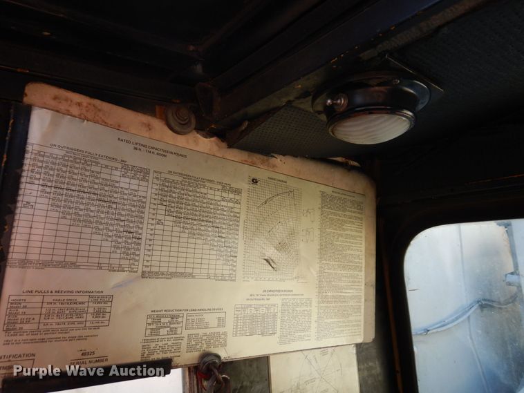 image for item DR0543 1981 Grove 8465G  crane