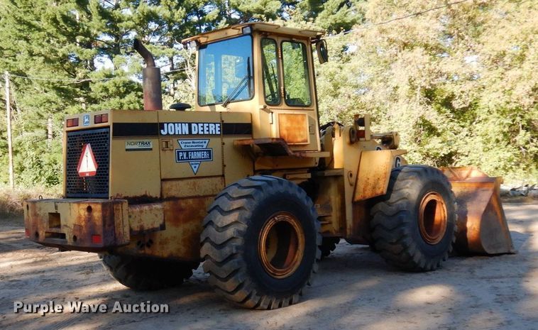 image for item DR0545 1994 John Deere 644G  wheel loader