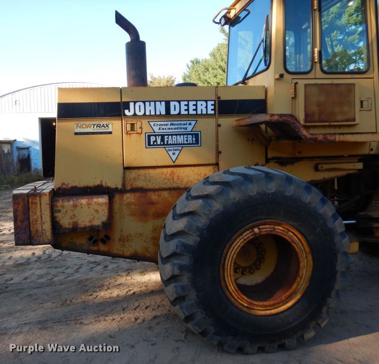 image for item DR0545 1994 John Deere 644G  wheel loader