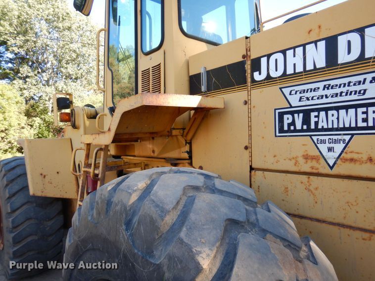 image for item DR0545 1994 John Deere 644G  wheel loader