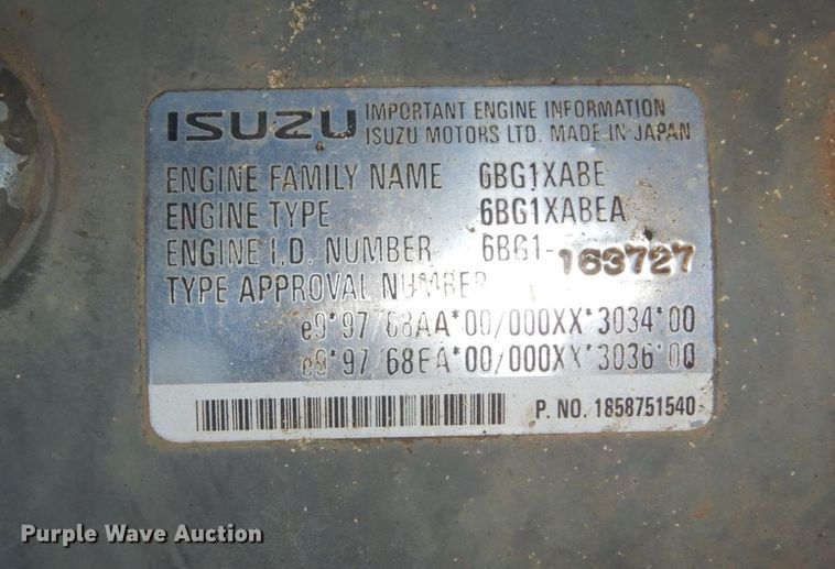 image for item DS1383 2003 Hitachi ZX270  excavator