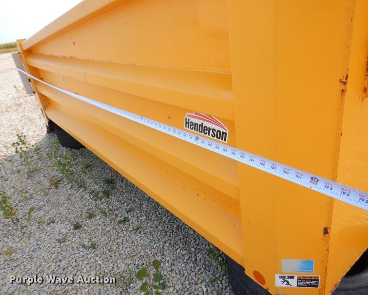 image for item DS8212 Henderson  dump bed