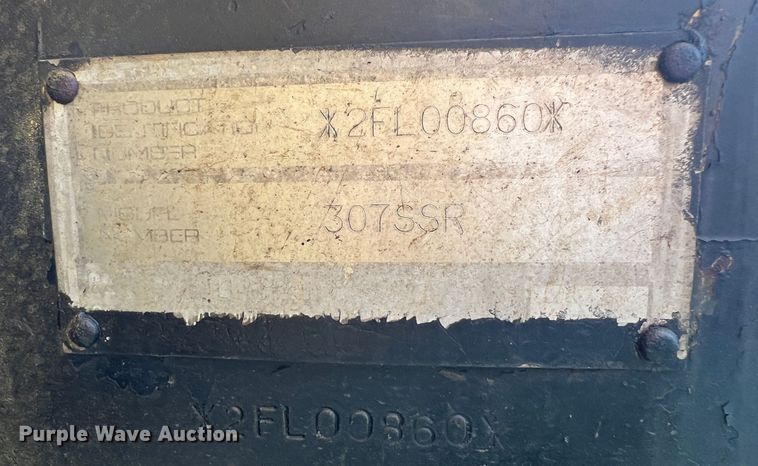 image for item IA9142 1993 Caterpillar 307SSR  mini excavator