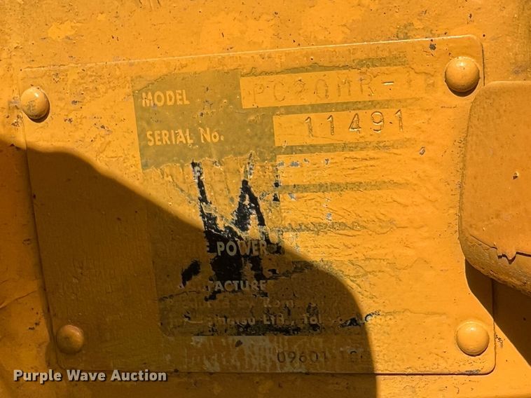 image for item IA9143 Komatsu PC20MRX  mini excavator