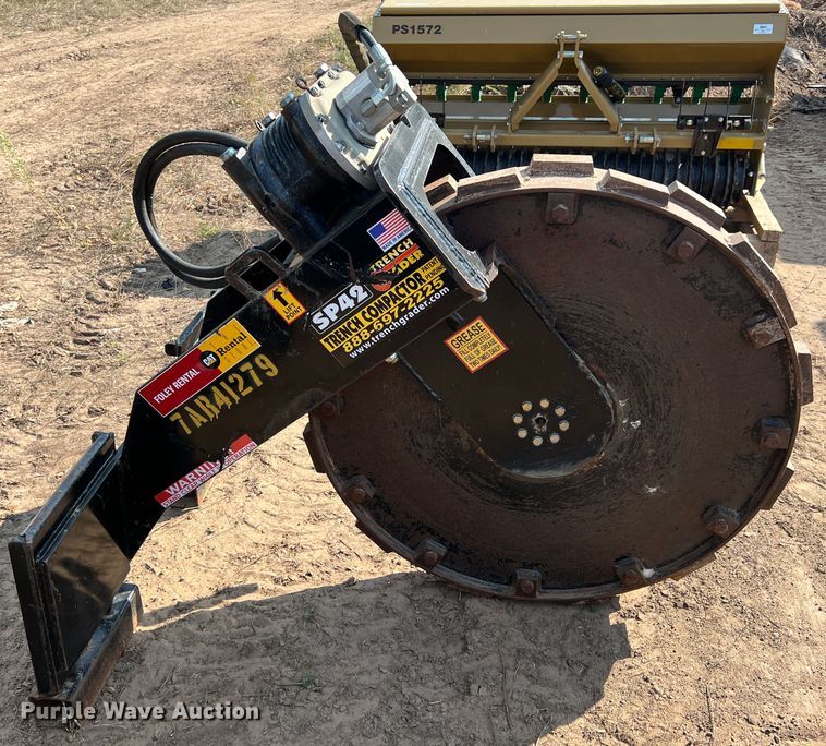 image for item IA9183 Trench Grader SP42  skid steer trench compactor