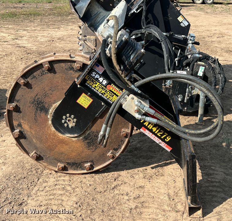 Trench Grader SP42 skid steer trench compactor in Peru, KS Item